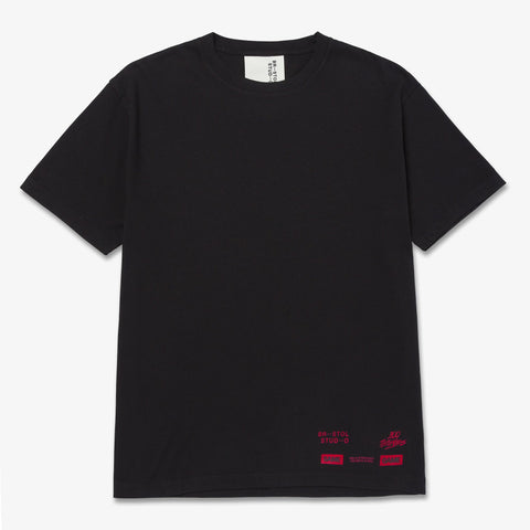 Front of 100T X Bristol Studio T-shirt - Black