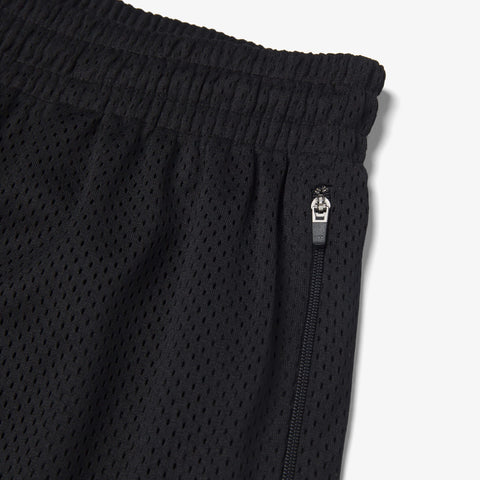 zipper detail on 100T X Bristol Studio Triple Hem Shorts - Black