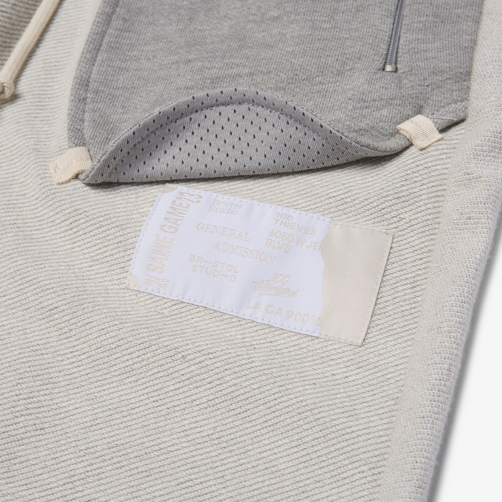 100T X Bristol Studio Reversible Sweats - Oatmeal Heather