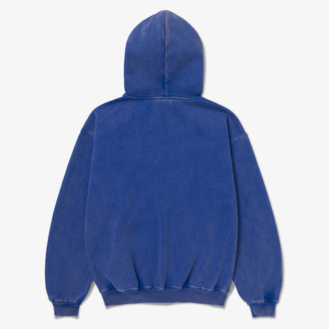 100T x MomoToys Zip-Up Hoodie - Dusty Blue
