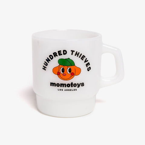 100T x MomoToys Japanese Milk Glass Mug