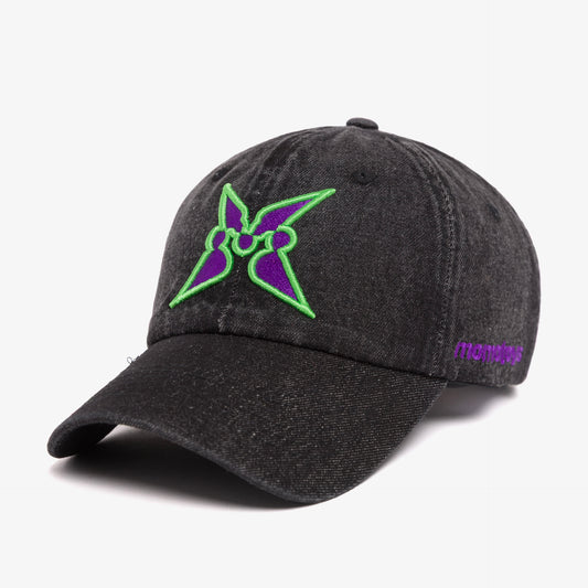 side of 100T x MomoToys Washed Denim Dad Hat