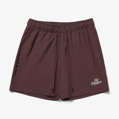 Foundations FW'23 Nylon Short - Burgundy