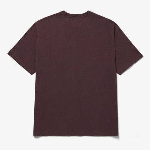 Back of the Foundations FW'23 SS Pocket T-Shirt - Burgundy