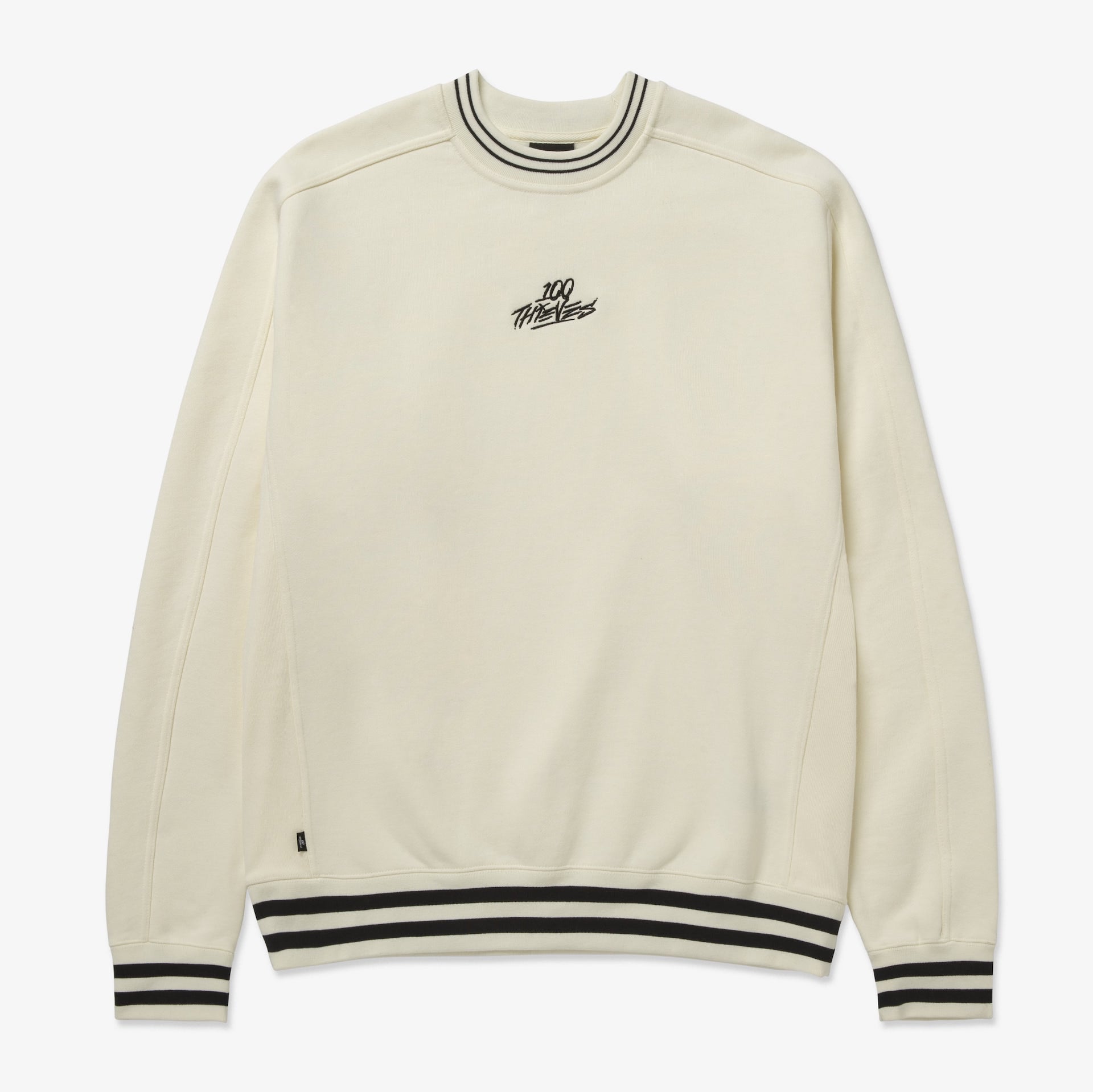 Foundations FW'23 Stripe Crewneck - Cream