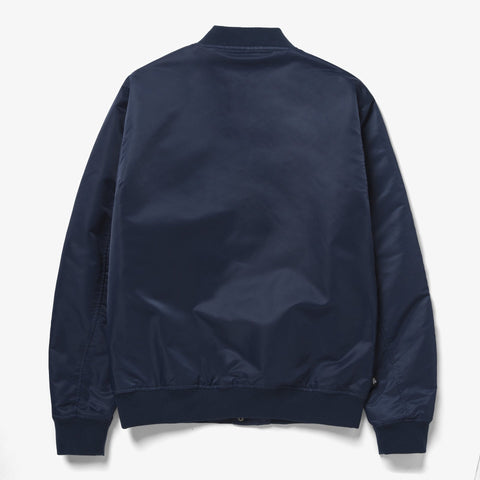 Back of Foundations FW'23 Bomber Jacket - Navy