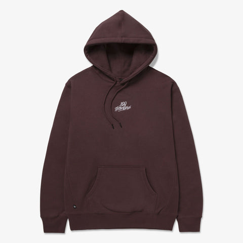 Front of Foundations FW'23 Hoodie - Burgundy