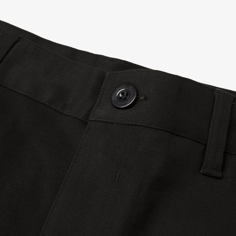 Front detail on Foundations FW'23 Chino - Black
