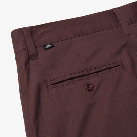 Back pocket of Foundations FW'23 Chino - Burgundy