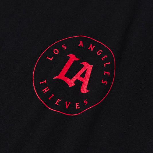 LA THieves logo on Core Tee - Black