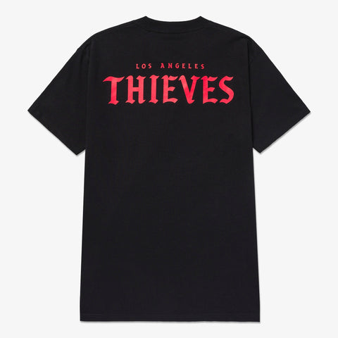 LA Thieves logo on Core Tee - Black