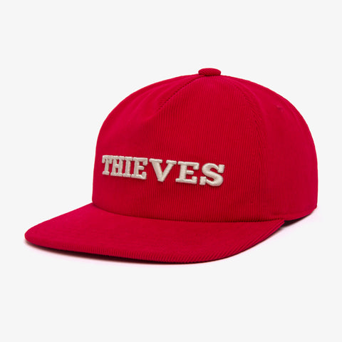 100 Thieves Monaco Apex Corduroy Hat - Red