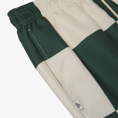 Lock-up Short - Green/Crème