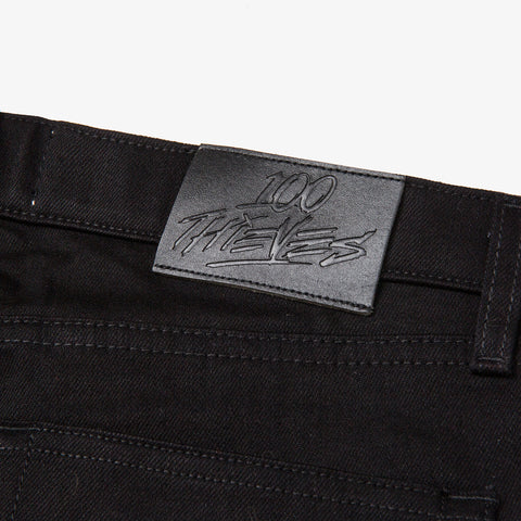 100 Thieves Monaco Grip Denim Work Pant - Black