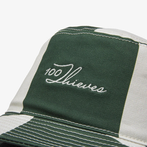 Pit Bucket Hat - Green/Crème