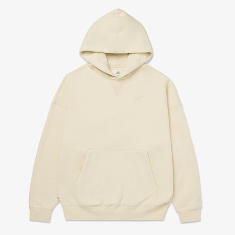 Front of Heavyweight Pullover - Cream