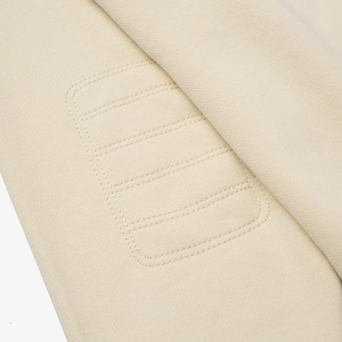 sleeve detail on Heavyweight Pullover - Cream
