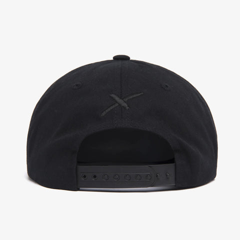 Back of Camo Core Hat - Black
