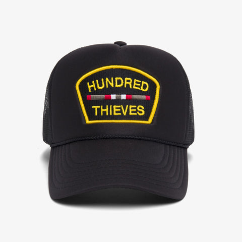 Front of Veteran Hat - Black