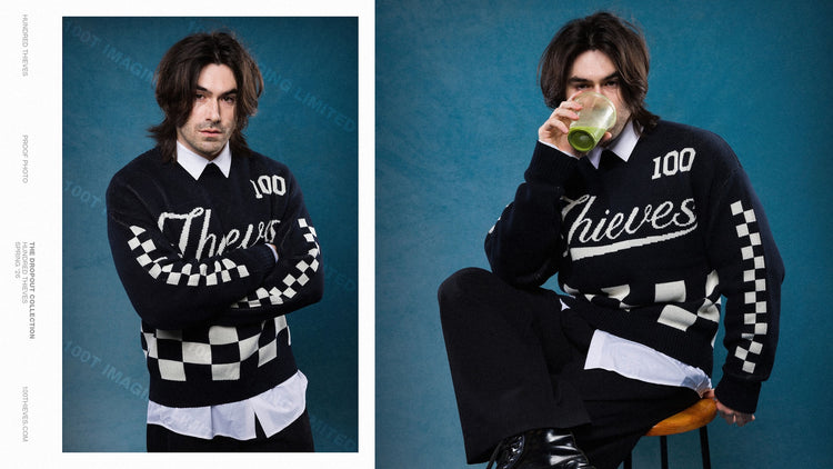 100 thieves dropout collection, 11 piece collegiate inspired wear