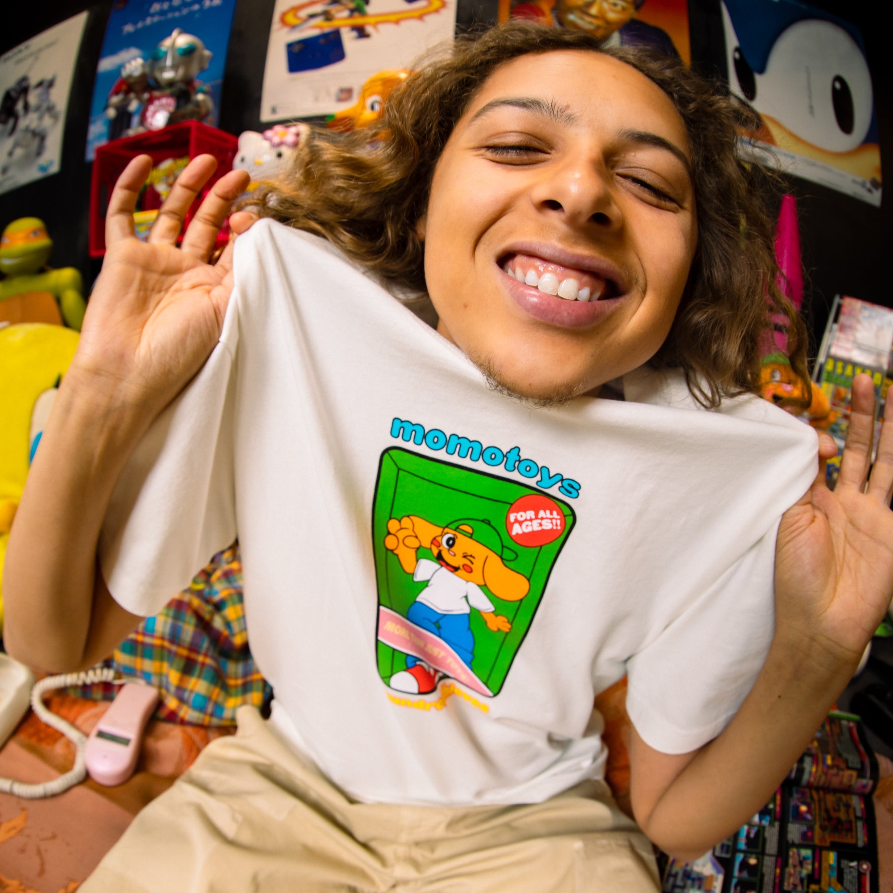 Momotoys + 100T - Toy Box T-Shirt