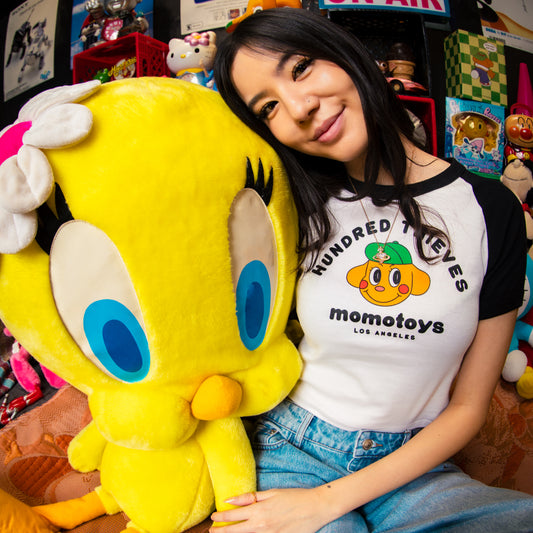 Model in 100T x MomoToys - Baby T-Shirt