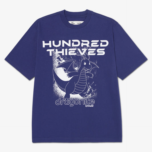 Front of Dragonite T-Shirt - Dark Blue