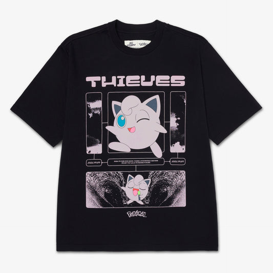 Front of Jigglypuff T-Shirt - Black