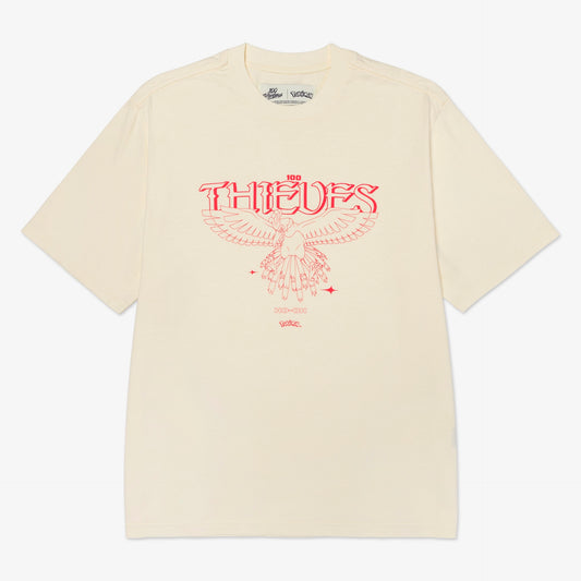 Front of Ho-Oh SS T-shirt - Cream