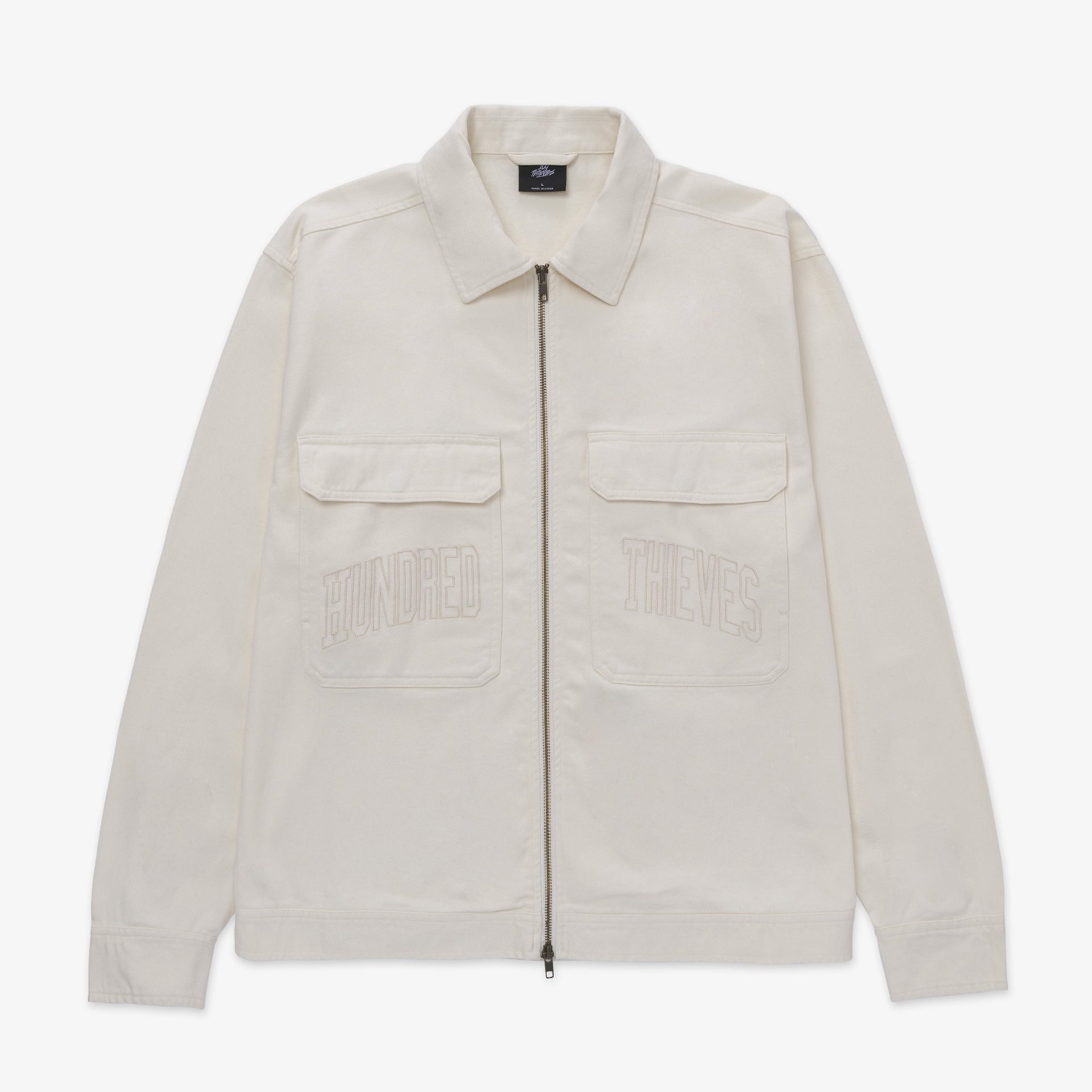 Foundations SS'24 Cotton Twill Jacket - Cream