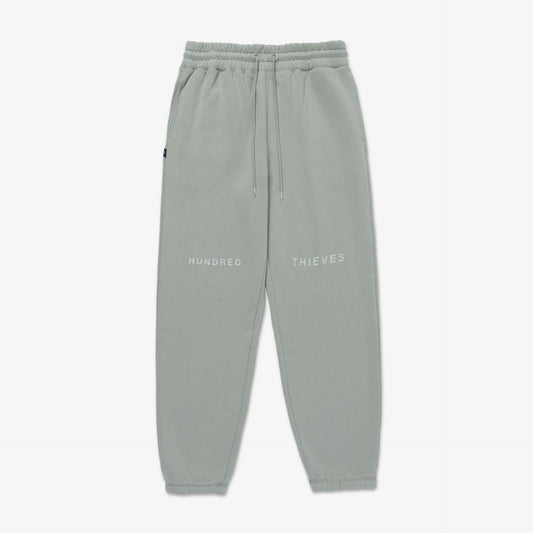 front of Foundations SS'24 Sweatpant - Stonewash Green