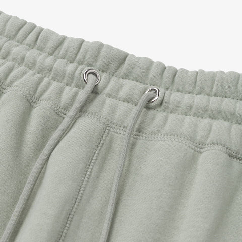 waistband detail on Foundations SS'24 Sweatpant - Stonewash Green
