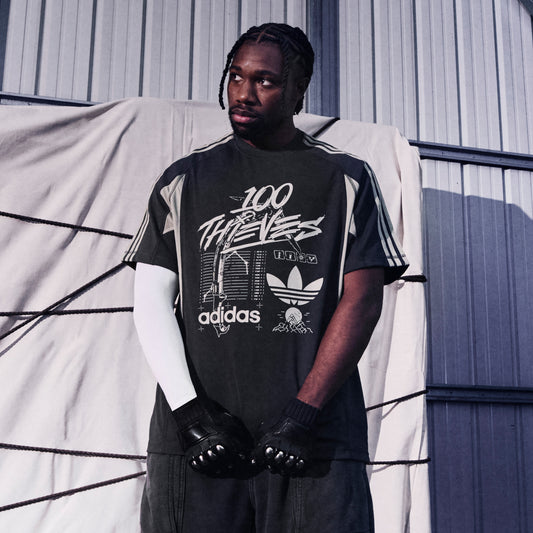 Noah Lyles in adidas Originals Drop 3 Technical T-Shirt
