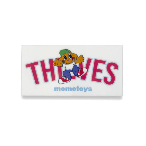 100T x MomoToys Rectangle Sticker