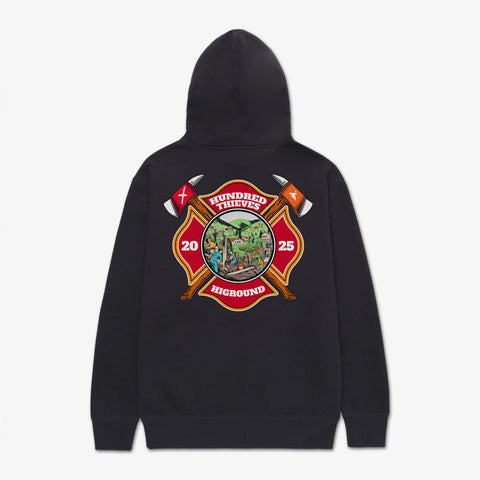 Back of LA Wildfire Relief Hoodie