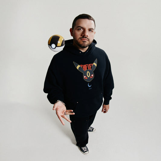 Courage in the Umbreon Hoodie - Black
