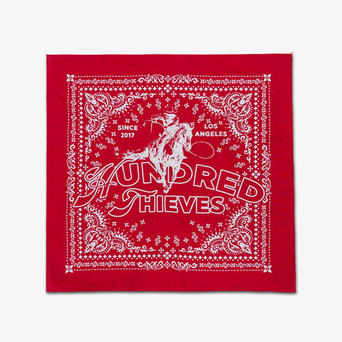 Front of Deadeye Bandana - Red