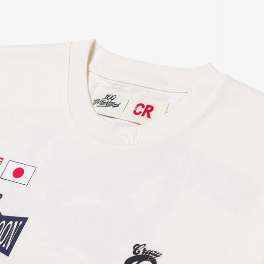 collar detail on CR X 100T LA to Tokyo T-shirt