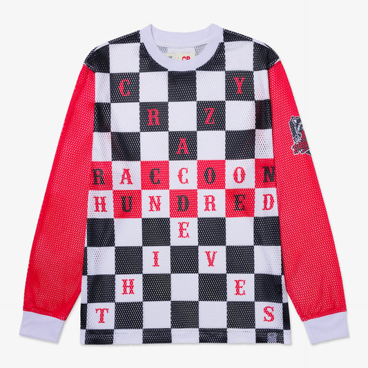 Front of CR X 100T Flat Track Mesh Jersey