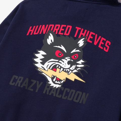 crazy thieves design on CR X 100T LA to Tokyo Hoodie