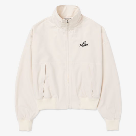 Front of Foundations FW'24 Women's Windbreaker - Cream