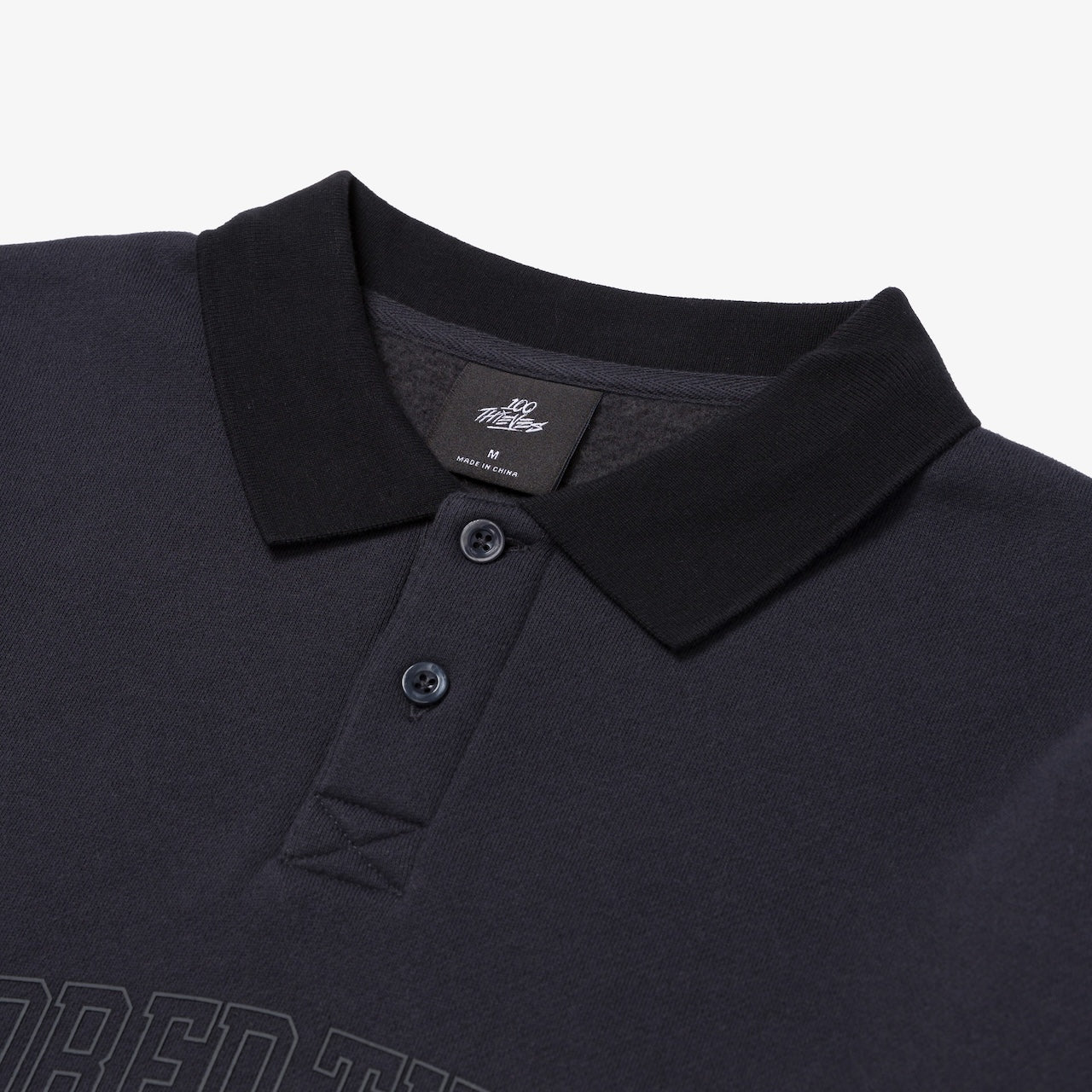 Foundations FW'24 Collared Crewneck - Phantom