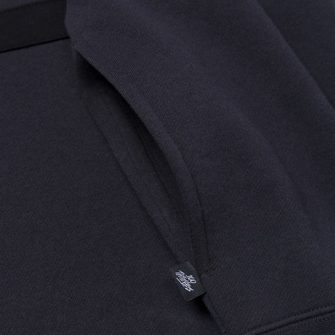 Pocket detail on Foundations FW'24 Collared Crewneck - Phantom