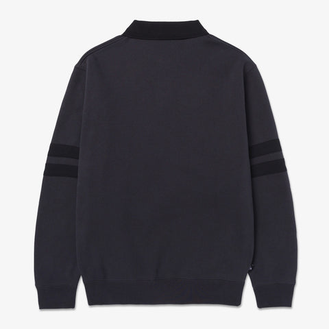 back of Foundations FW'24 Collared Crewneck - Phantom