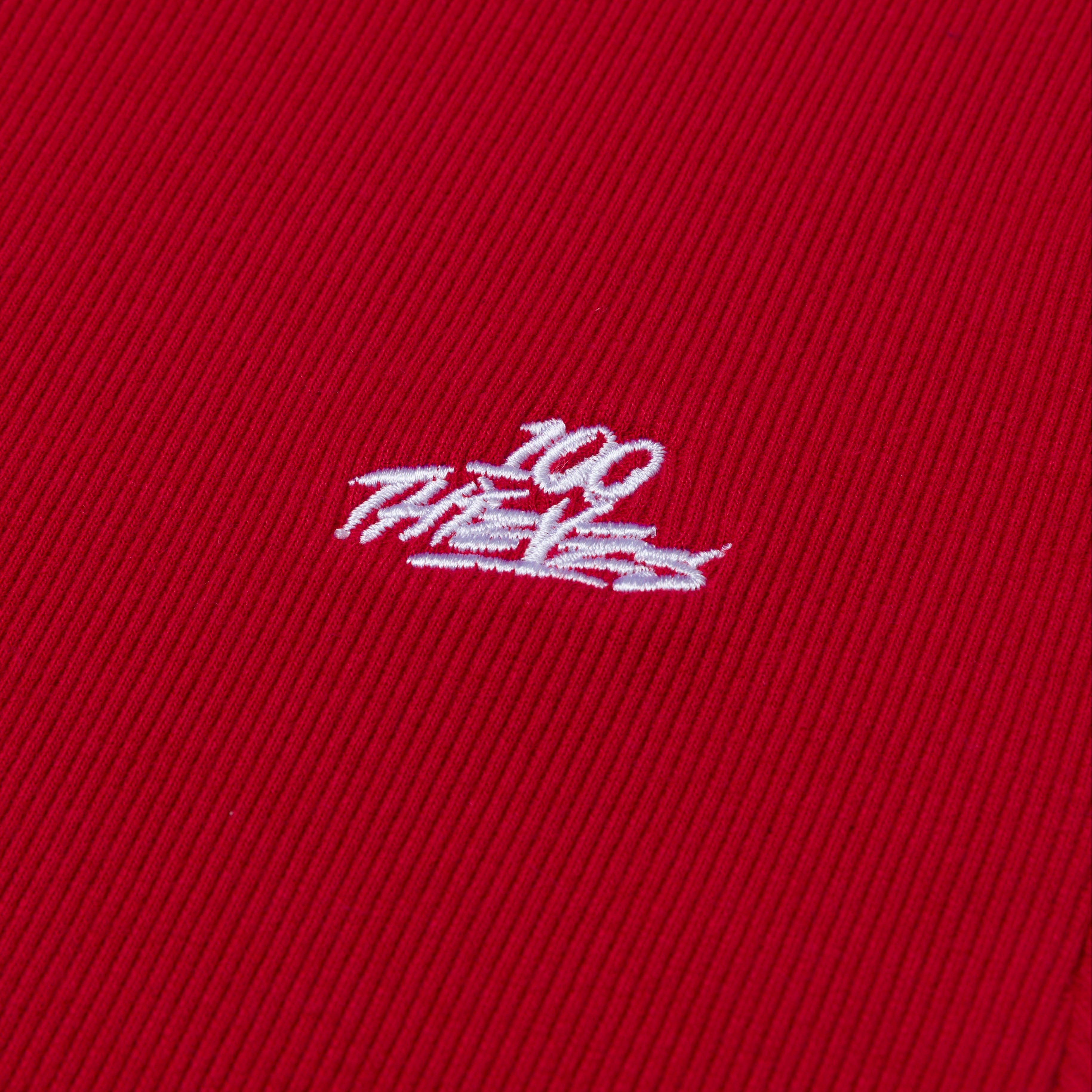 ★BROWNBREATH★ W TAG PIGMENT CROP TEE RED W TAG PIGMENT CROP TEE - RED - Brownbreath Online Store