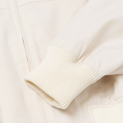 sleeve detail on Foundations FW'24 Women's Windbreaker - Cream