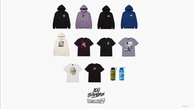 100 Thieves x Dragon Ball Z Apparel Collection