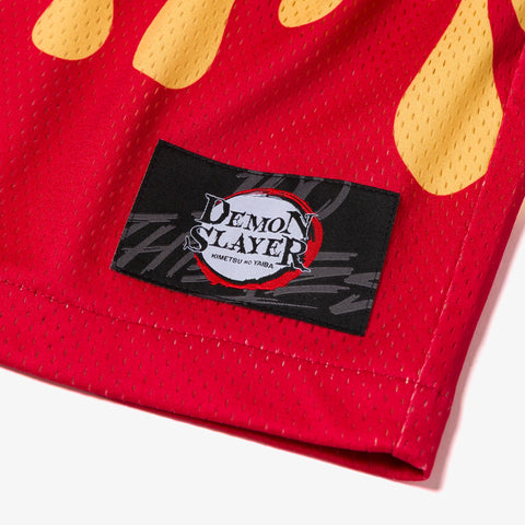 'Demon Slayer' logo label on Demon Slayer Mesh Short