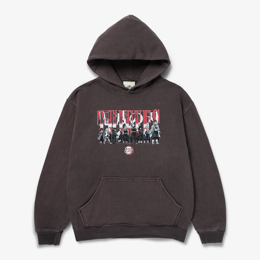 Front of Hashira Hoodie - Vintage Black