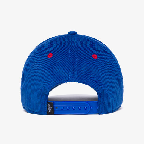 Snap back on Cord Drop Out Hat - Royal
